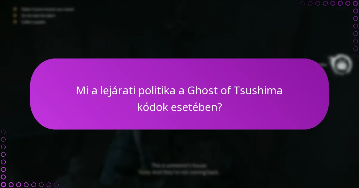 Mely platformok támogatják a Ghost of Tsushima kódok beváltását?